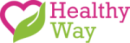 Healthy way text logo